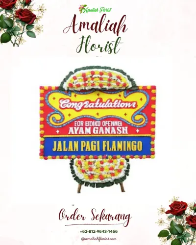 Bunga Papan Congratulation di Kosambi Dalam